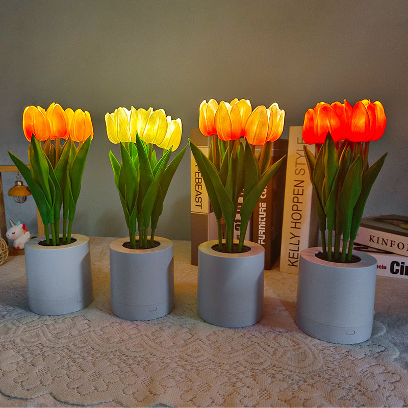 Glowing Tulip Bouquet