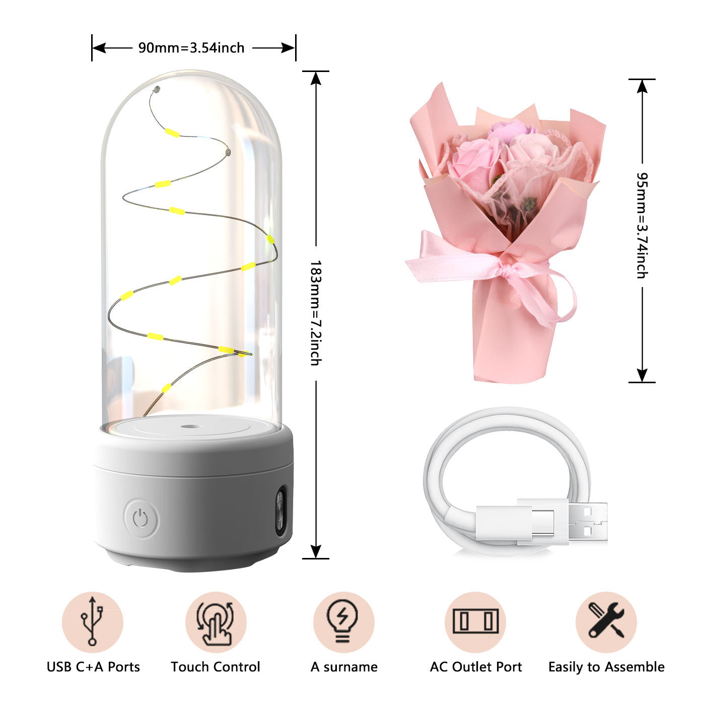 BloomSound: Bluetooth Speaker in Glass Dome