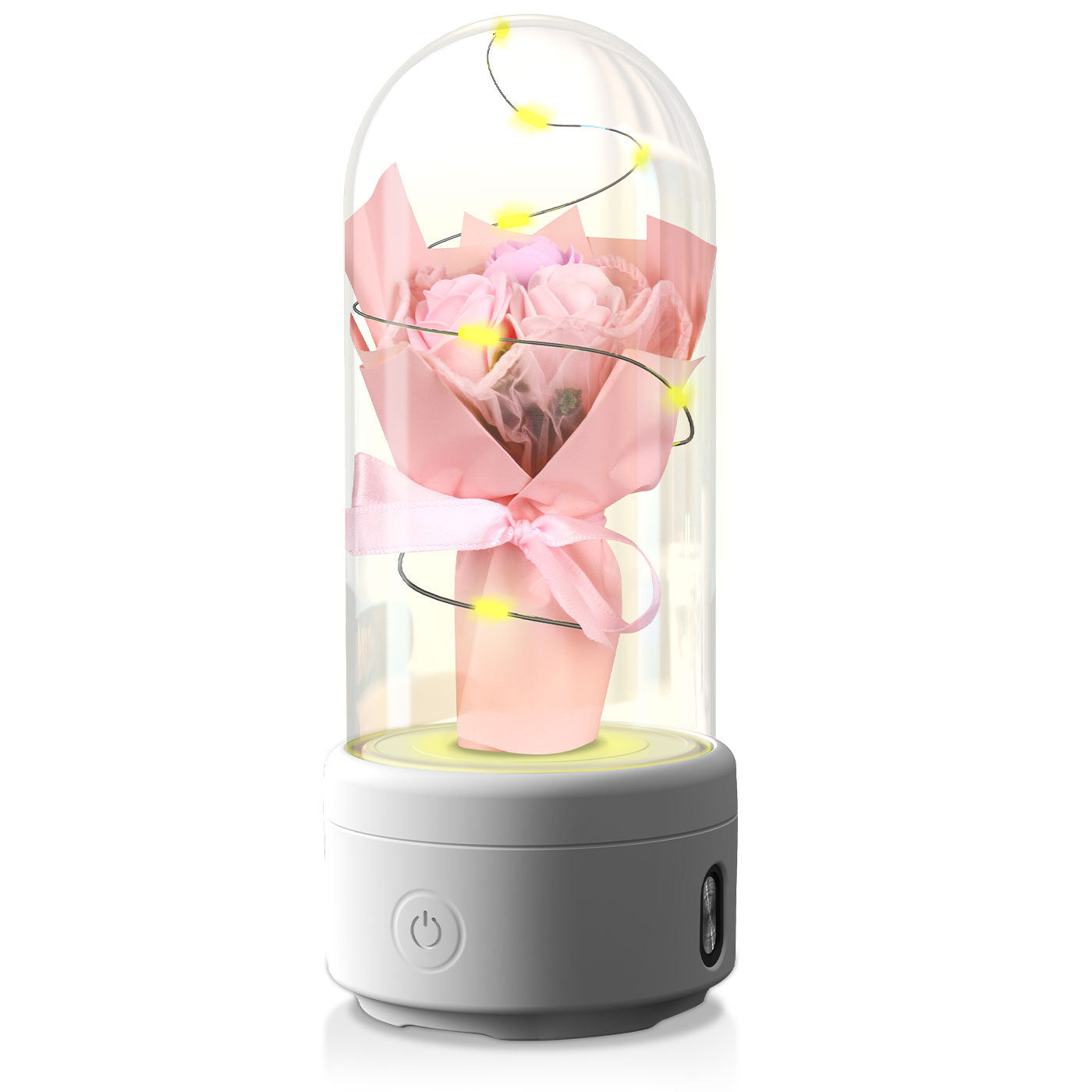 BloomSound: Bluetooth Speaker in Glass Dome