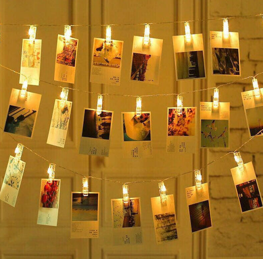 Photo Clip String Lights: Illuminate Your Memories